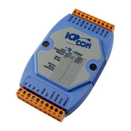 Icp Das 4 Relay output and 4 digital input module I-7060